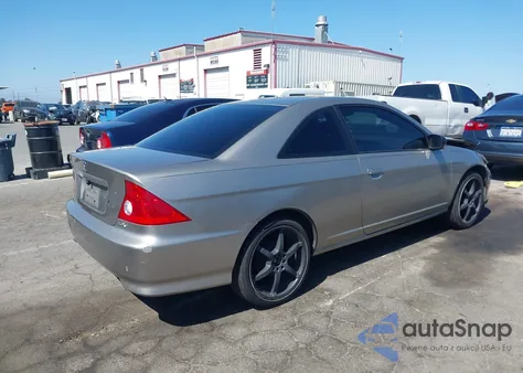 2004 Honda Civic Lx z USA, uszkodzony, nr VIN 1HGEM22534L010753